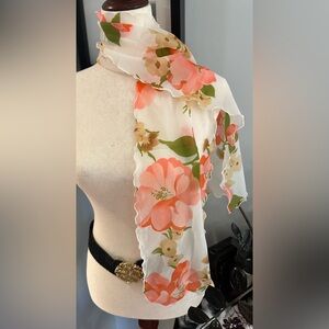 Vintage 1960’s Floral Scarf